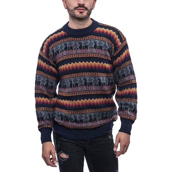 Gamboa Alpaca Sweater for Men - Wool Pullover